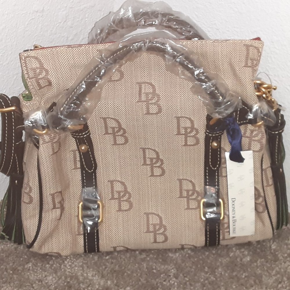 Dooney & Bourke monogramed mini satchel